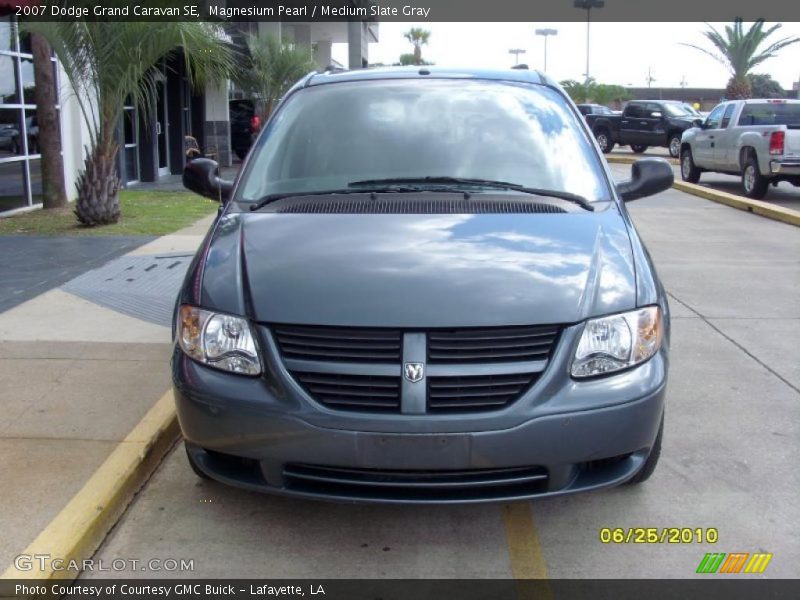 Magnesium Pearl / Medium Slate Gray 2007 Dodge Grand Caravan SE