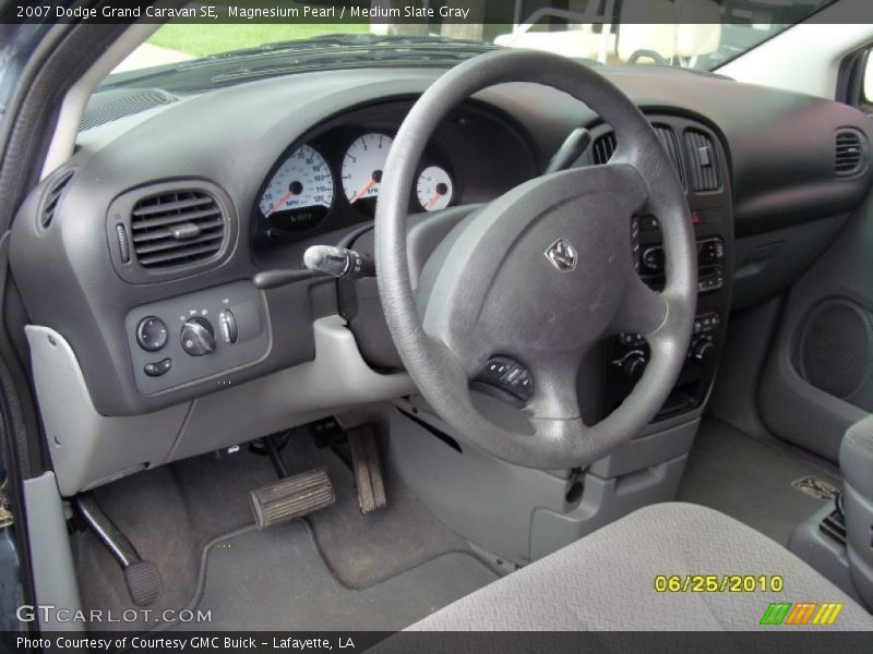 Magnesium Pearl / Medium Slate Gray 2007 Dodge Grand Caravan SE