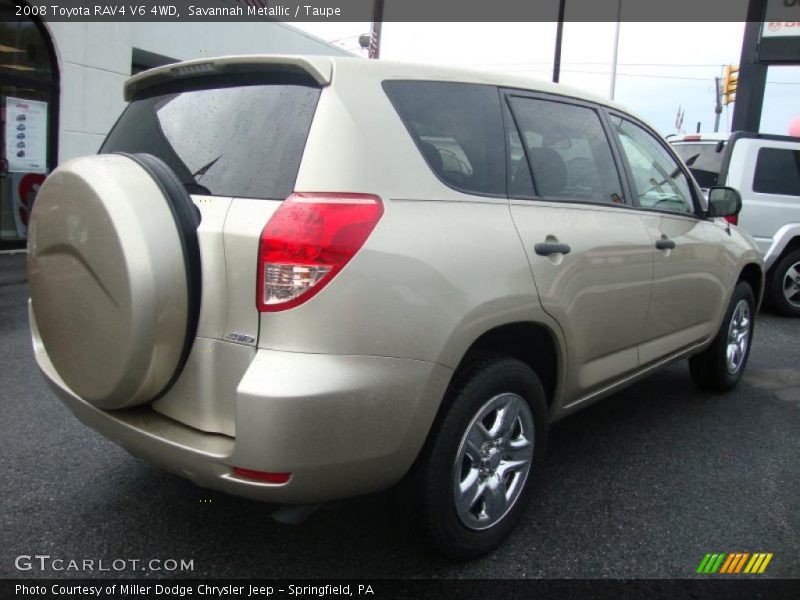 Savannah Metallic / Taupe 2008 Toyota RAV4 V6 4WD
