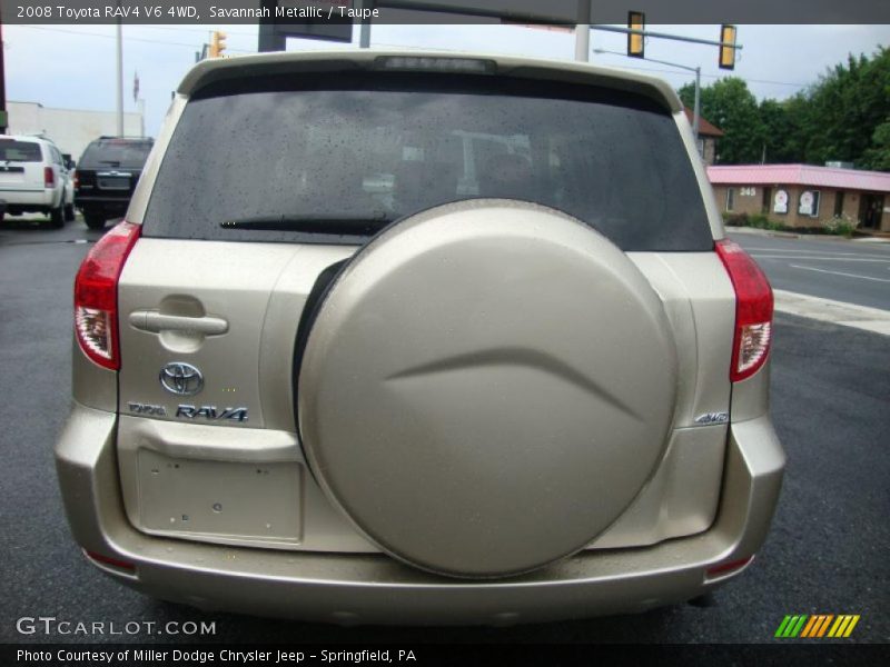 Savannah Metallic / Taupe 2008 Toyota RAV4 V6 4WD