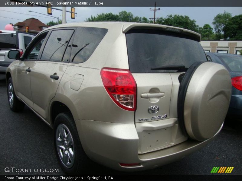 Savannah Metallic / Taupe 2008 Toyota RAV4 V6 4WD