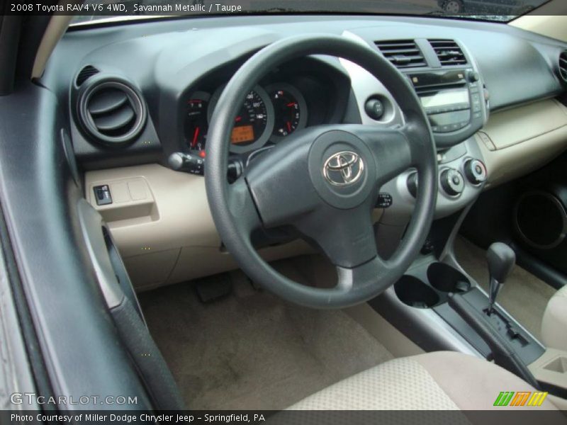 Savannah Metallic / Taupe 2008 Toyota RAV4 V6 4WD