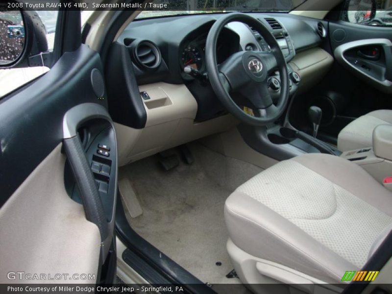 Savannah Metallic / Taupe 2008 Toyota RAV4 V6 4WD