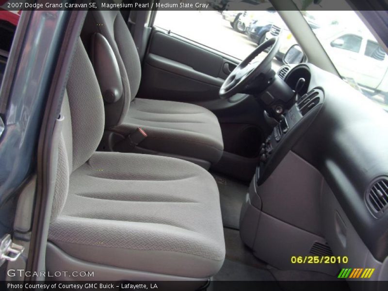 Magnesium Pearl / Medium Slate Gray 2007 Dodge Grand Caravan SE