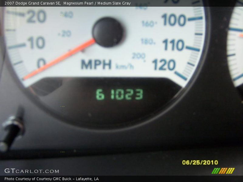 Magnesium Pearl / Medium Slate Gray 2007 Dodge Grand Caravan SE
