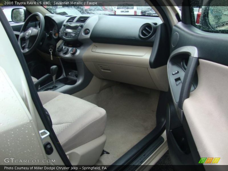 Savannah Metallic / Taupe 2008 Toyota RAV4 V6 4WD
