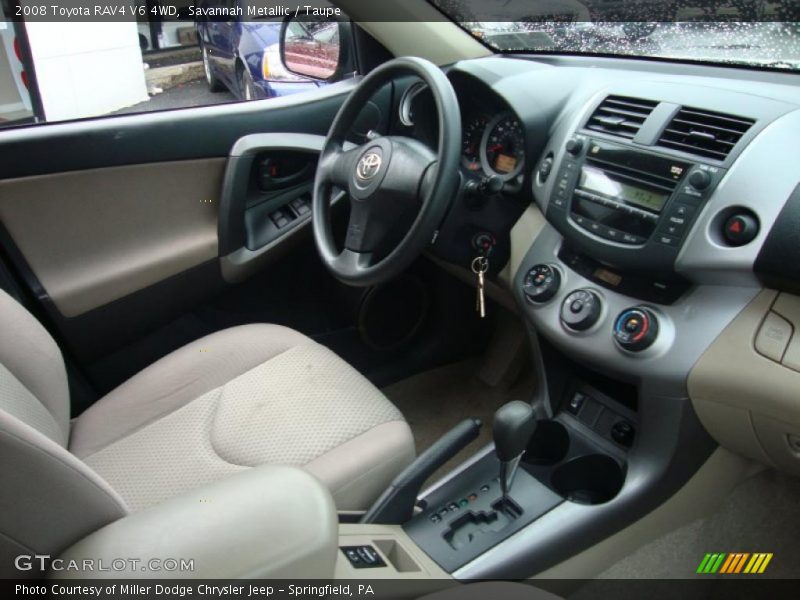 Savannah Metallic / Taupe 2008 Toyota RAV4 V6 4WD