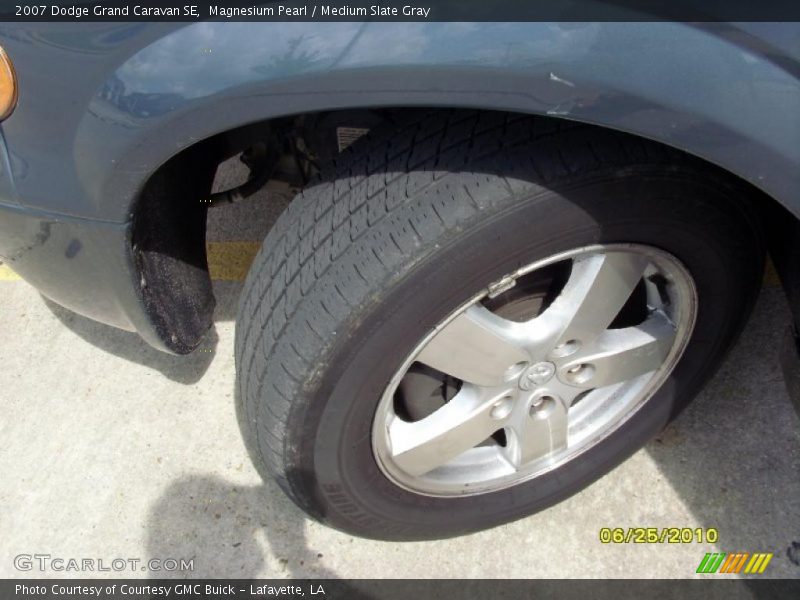 Magnesium Pearl / Medium Slate Gray 2007 Dodge Grand Caravan SE