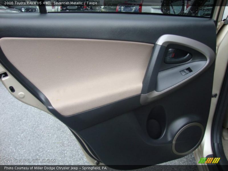 Savannah Metallic / Taupe 2008 Toyota RAV4 V6 4WD