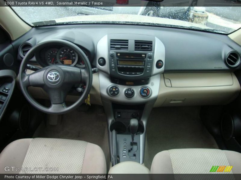 Savannah Metallic / Taupe 2008 Toyota RAV4 V6 4WD