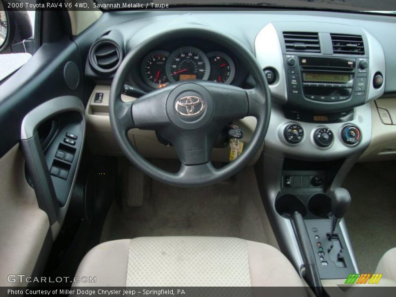 Savannah Metallic / Taupe 2008 Toyota RAV4 V6 4WD