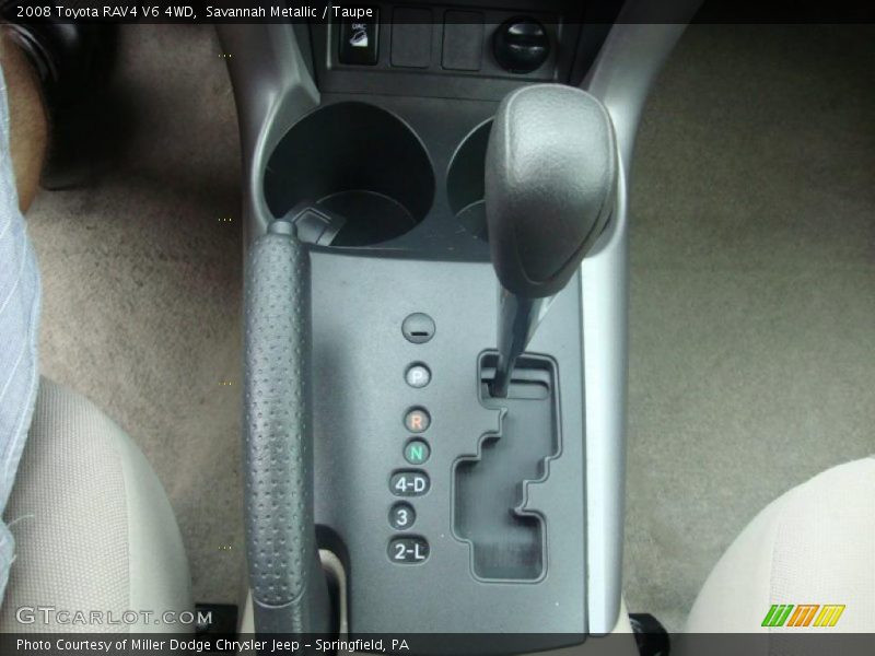 Savannah Metallic / Taupe 2008 Toyota RAV4 V6 4WD