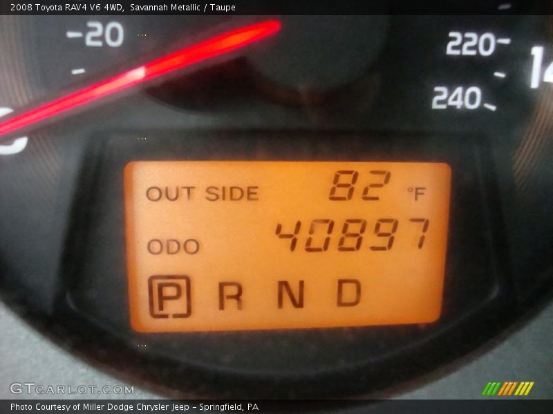 Savannah Metallic / Taupe 2008 Toyota RAV4 V6 4WD