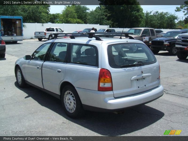 Bright Silver / Gray 2001 Saturn L Series LW300 Wagon