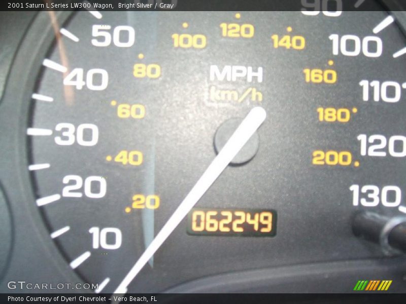 Bright Silver / Gray 2001 Saturn L Series LW300 Wagon