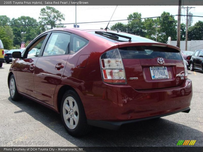 Salsa Red Pearl / Ivory/Brown 2005 Toyota Prius Hybrid