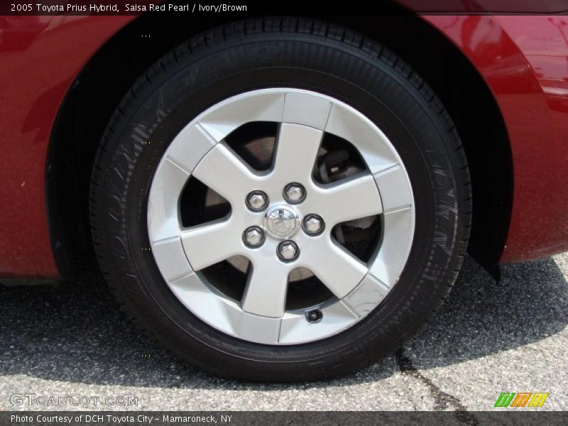 Salsa Red Pearl / Ivory/Brown 2005 Toyota Prius Hybrid