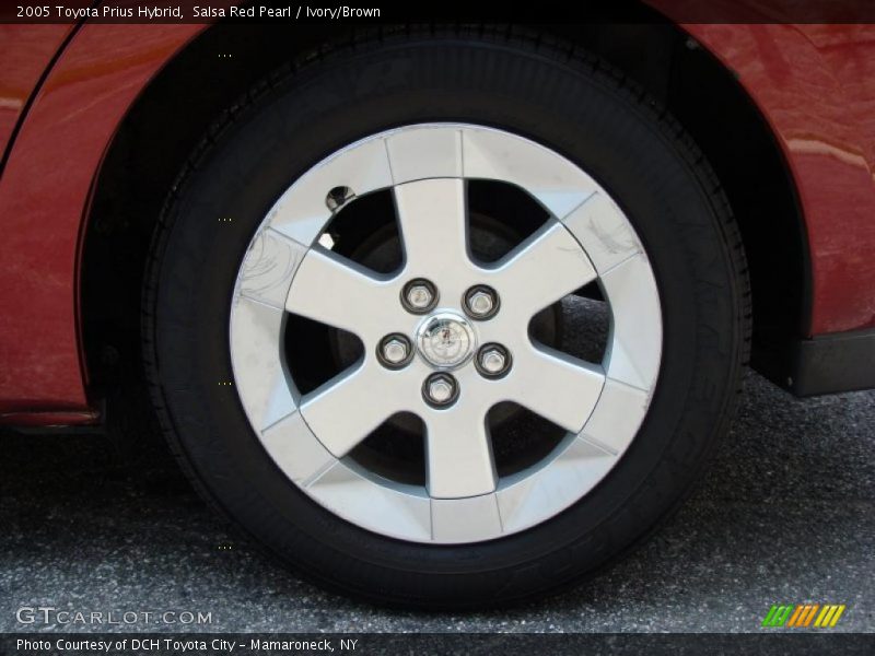 Salsa Red Pearl / Ivory/Brown 2005 Toyota Prius Hybrid