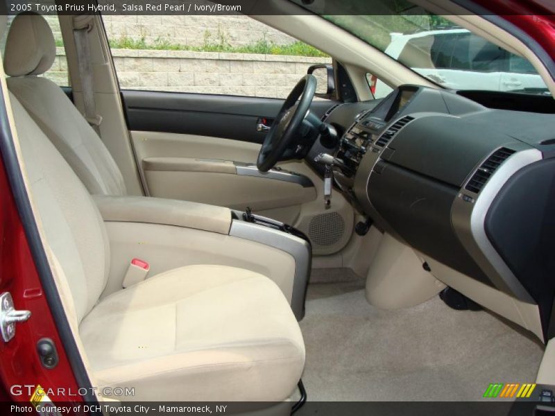 Salsa Red Pearl / Ivory/Brown 2005 Toyota Prius Hybrid