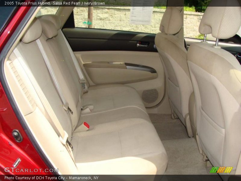 Salsa Red Pearl / Ivory/Brown 2005 Toyota Prius Hybrid