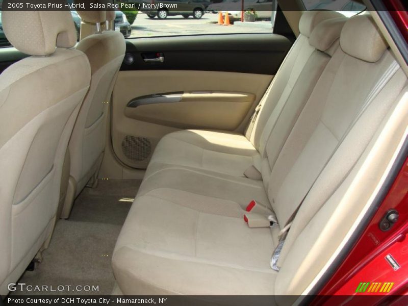 Salsa Red Pearl / Ivory/Brown 2005 Toyota Prius Hybrid