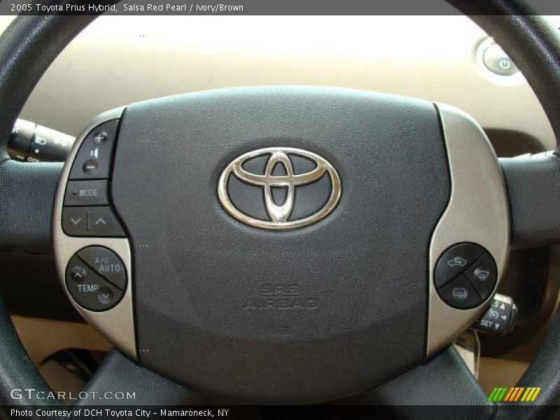Salsa Red Pearl / Ivory/Brown 2005 Toyota Prius Hybrid