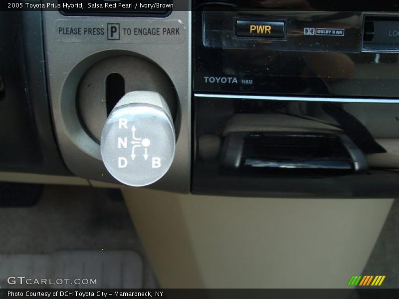 Salsa Red Pearl / Ivory/Brown 2005 Toyota Prius Hybrid