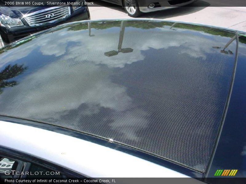 Silverstone Metallic / Black 2006 BMW M6 Coupe