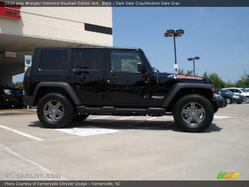 Black / Dark Slate Gray/Medium Slate Gray 2010 Jeep Wrangler Unlimited Mountain Edition 4x4
