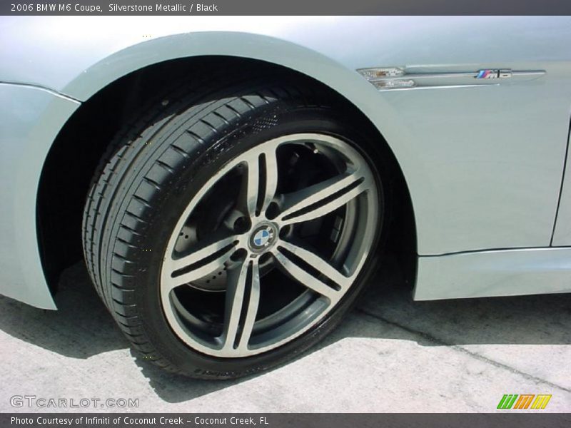 Silverstone Metallic / Black 2006 BMW M6 Coupe