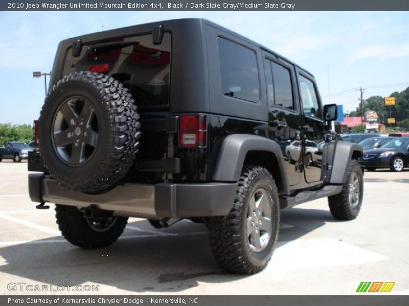 Black / Dark Slate Gray/Medium Slate Gray 2010 Jeep Wrangler Unlimited Mountain Edition 4x4