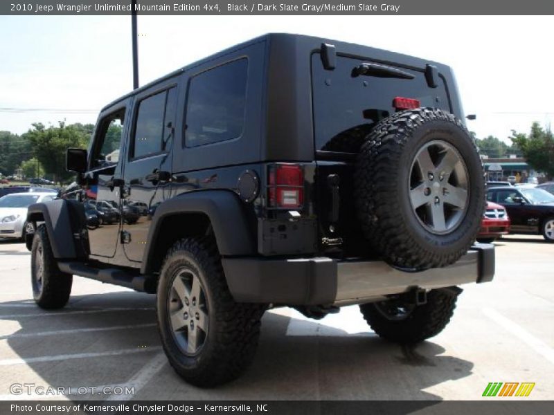 Black / Dark Slate Gray/Medium Slate Gray 2010 Jeep Wrangler Unlimited Mountain Edition 4x4