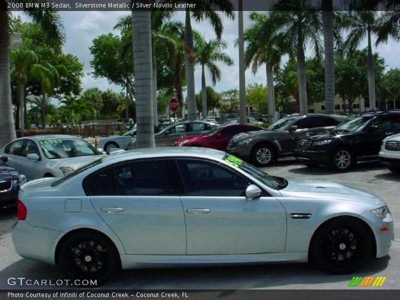 Silverstone Metallic / Silver Novillo Leather 2008 BMW M3 Sedan