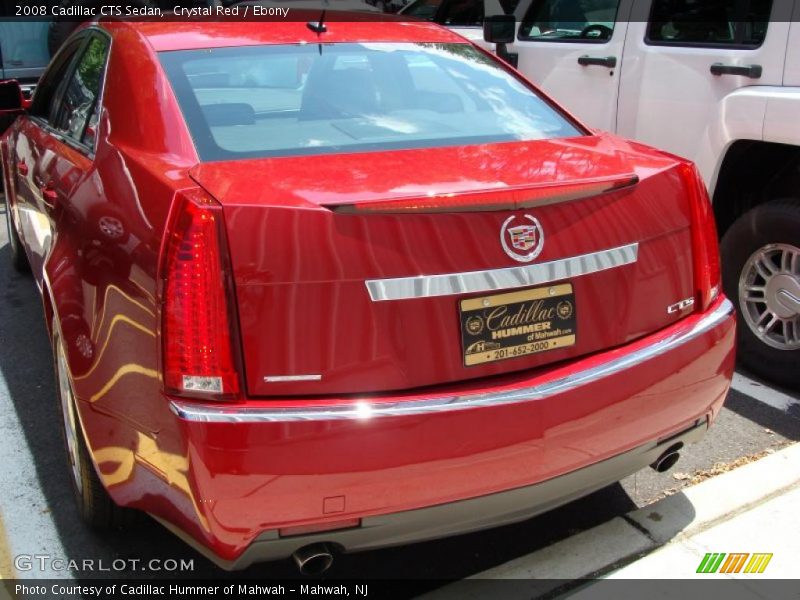 Crystal Red / Ebony 2008 Cadillac CTS Sedan