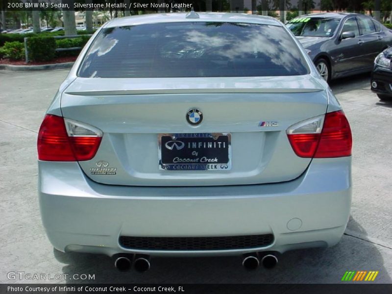 Silverstone Metallic / Silver Novillo Leather 2008 BMW M3 Sedan
