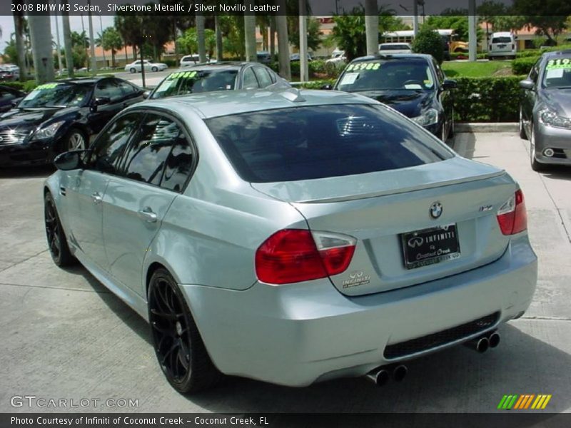 Silverstone Metallic / Silver Novillo Leather 2008 BMW M3 Sedan