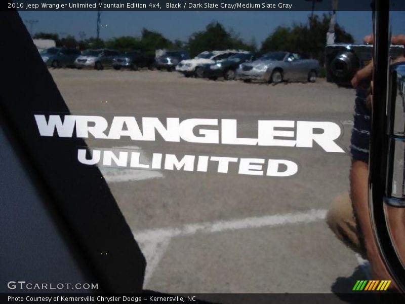 Black / Dark Slate Gray/Medium Slate Gray 2010 Jeep Wrangler Unlimited Mountain Edition 4x4