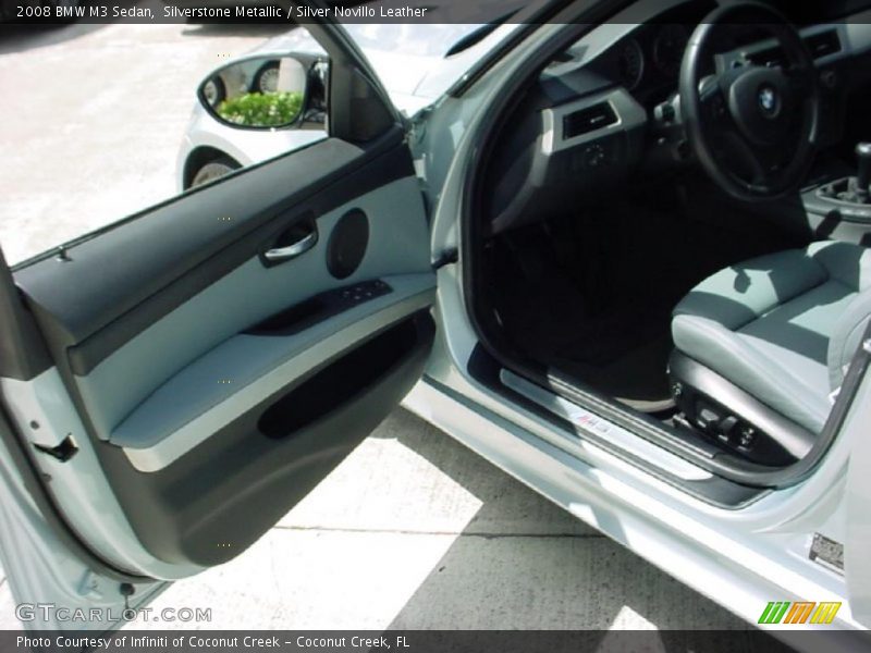 Silverstone Metallic / Silver Novillo Leather 2008 BMW M3 Sedan