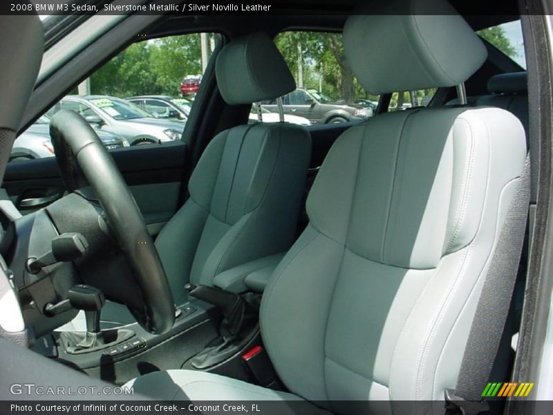 Silverstone Metallic / Silver Novillo Leather 2008 BMW M3 Sedan