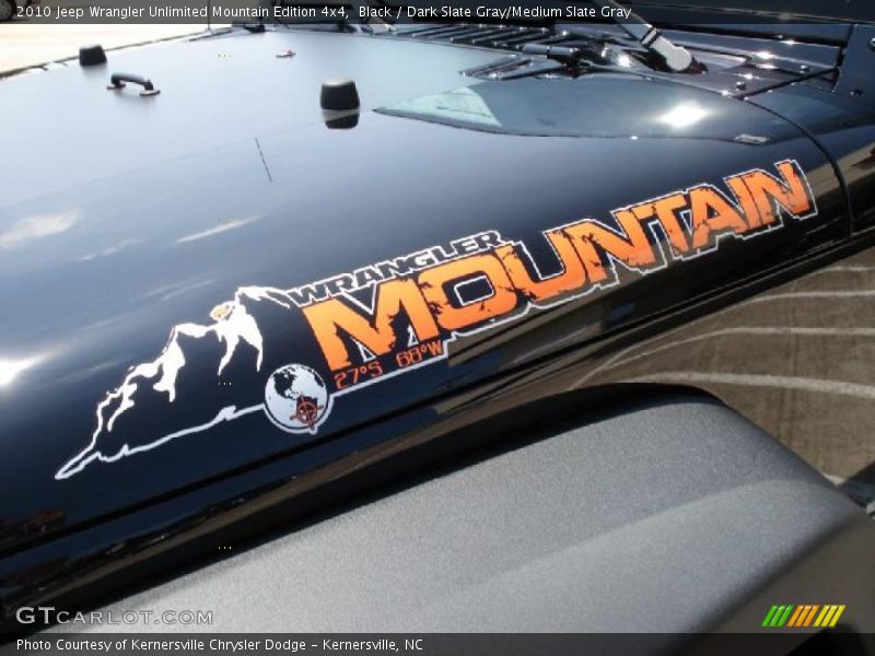 Black / Dark Slate Gray/Medium Slate Gray 2010 Jeep Wrangler Unlimited Mountain Edition 4x4