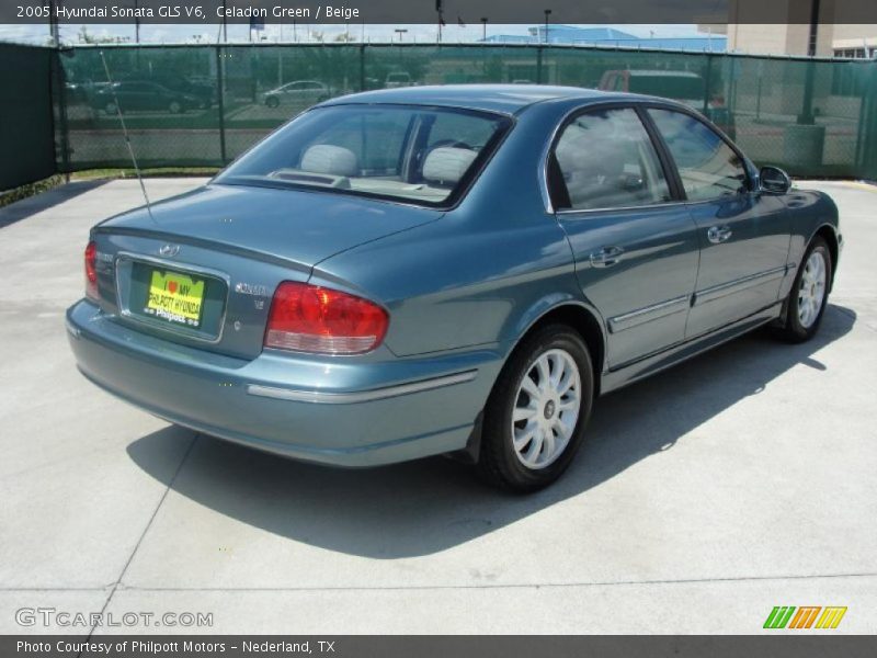 Celadon Green / Beige 2005 Hyundai Sonata GLS V6