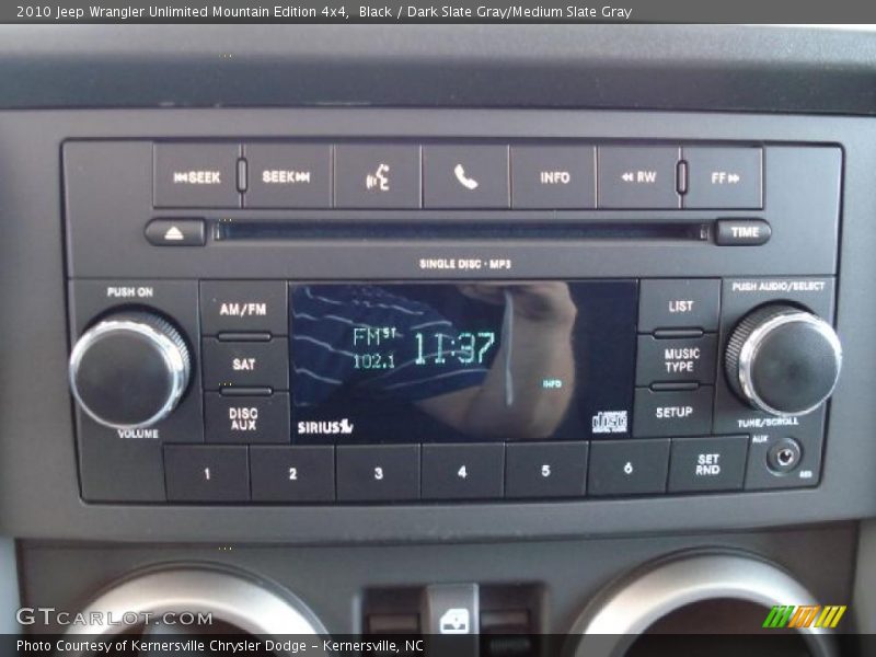 Black / Dark Slate Gray/Medium Slate Gray 2010 Jeep Wrangler Unlimited Mountain Edition 4x4