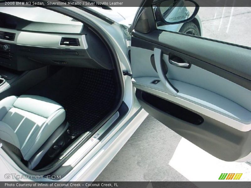 Silverstone Metallic / Silver Novillo Leather 2008 BMW M3 Sedan