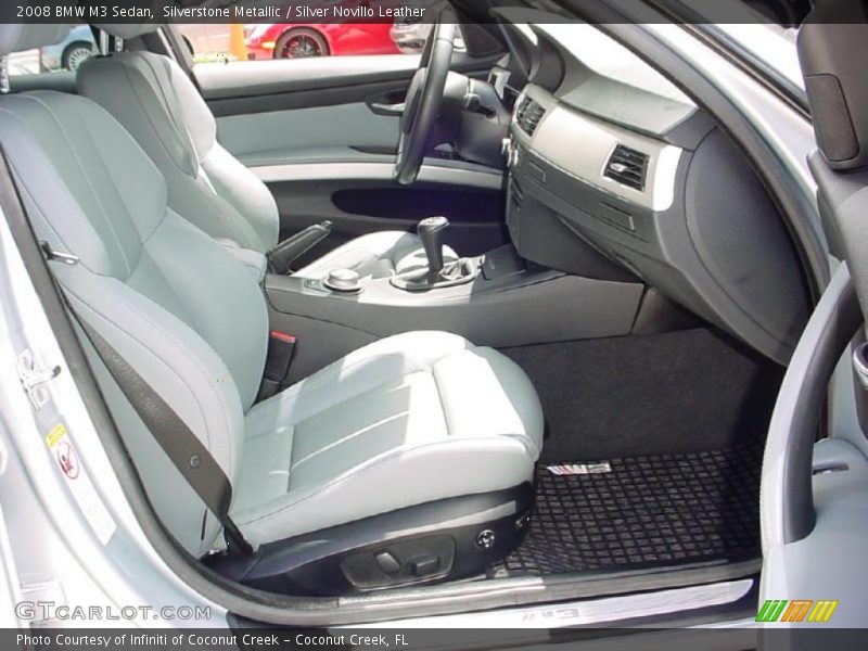 Silverstone Metallic / Silver Novillo Leather 2008 BMW M3 Sedan