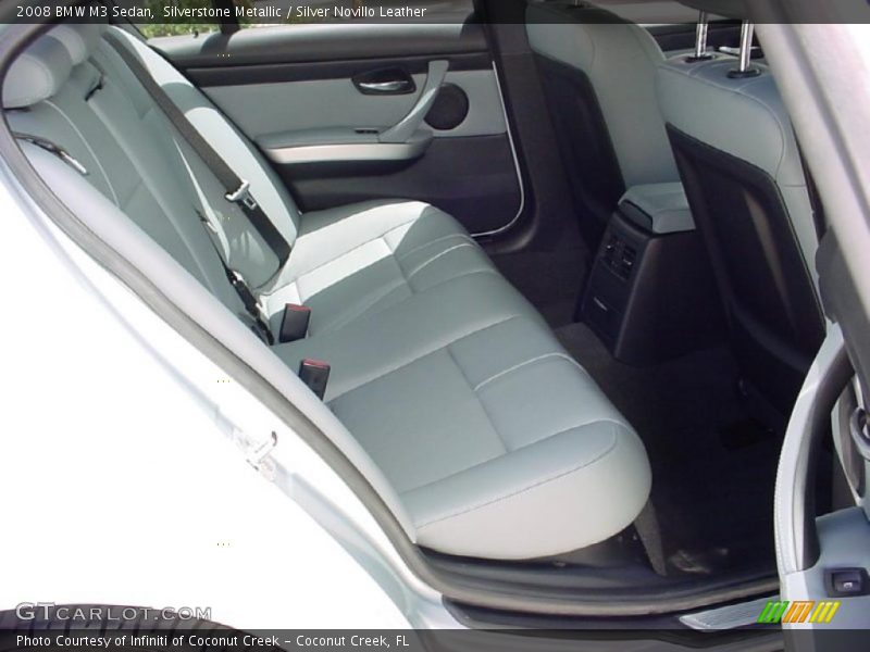 Silverstone Metallic / Silver Novillo Leather 2008 BMW M3 Sedan