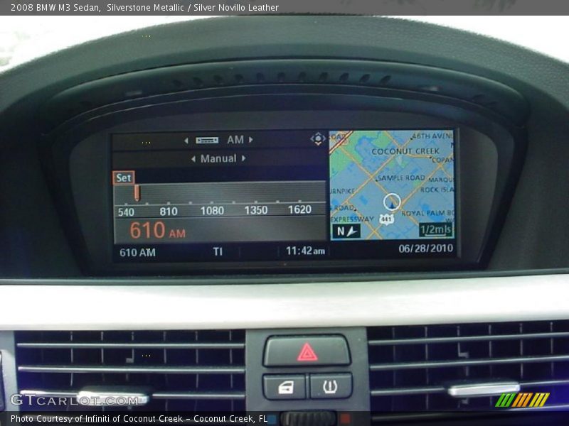 Silverstone Metallic / Silver Novillo Leather 2008 BMW M3 Sedan