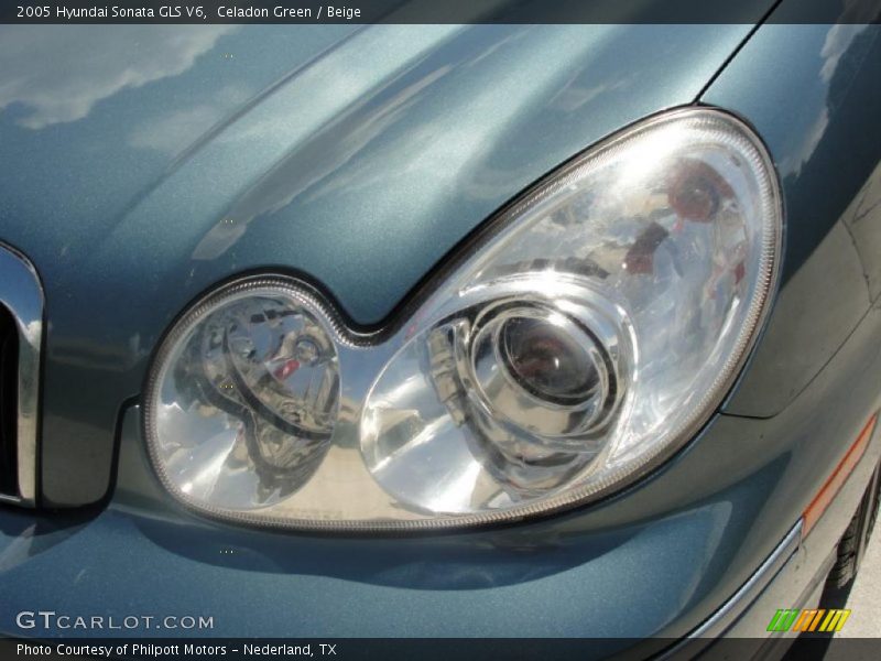 Celadon Green / Beige 2005 Hyundai Sonata GLS V6