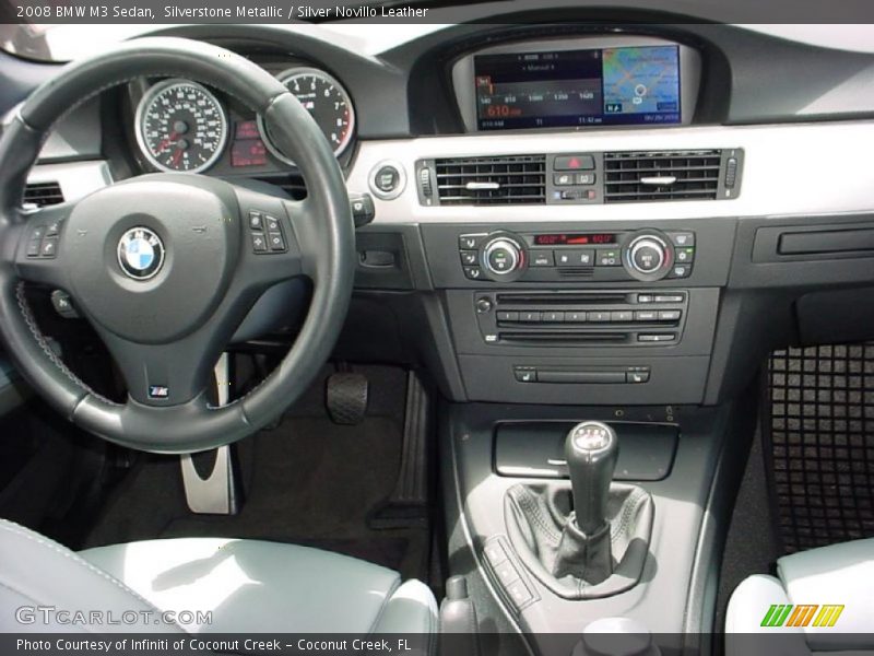 Silverstone Metallic / Silver Novillo Leather 2008 BMW M3 Sedan