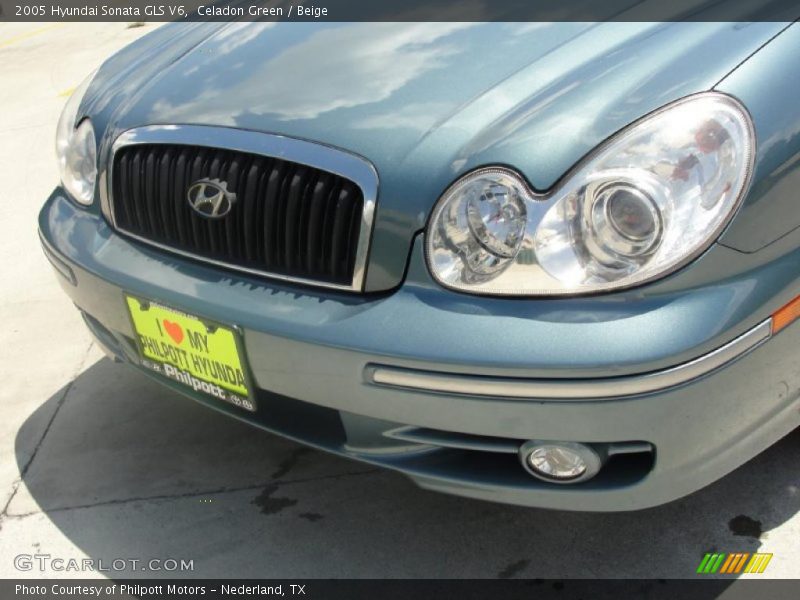 Celadon Green / Beige 2005 Hyundai Sonata GLS V6