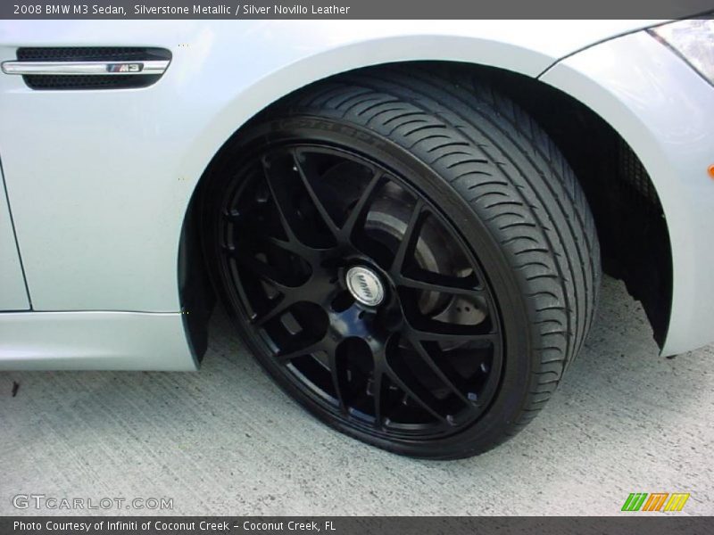 Silverstone Metallic / Silver Novillo Leather 2008 BMW M3 Sedan